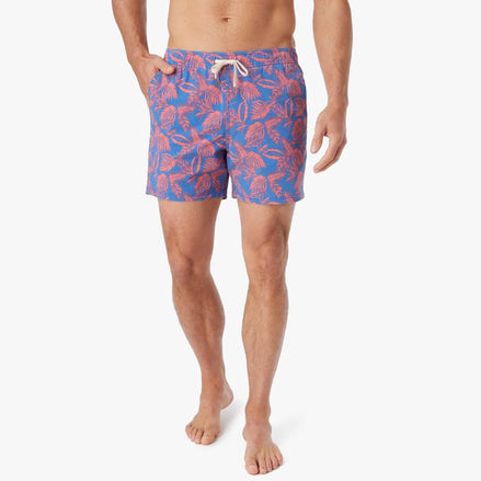 Fair Harbor - THE BUNGALOW- Cobalt Neon Leaves