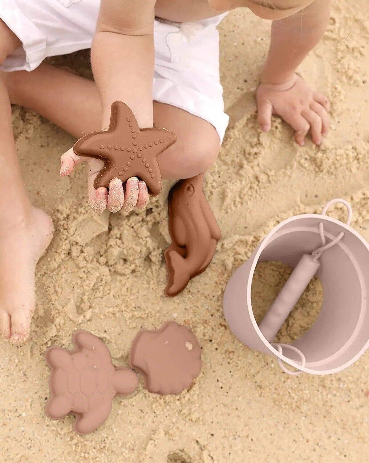 Silicone Beach Set: Pink Sand