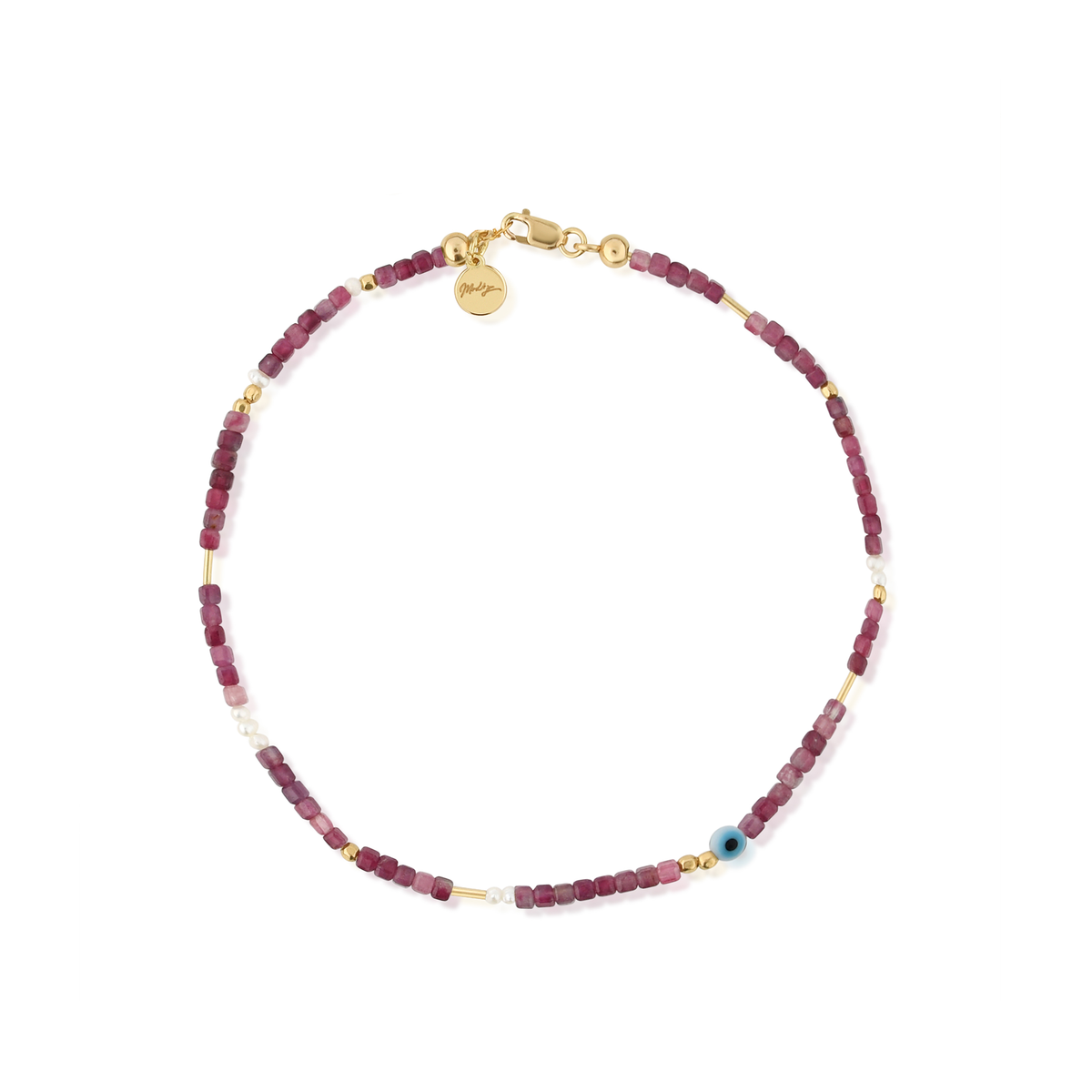 Luca Gemstone Bracelet: 14k gold-filled / Multi-stone