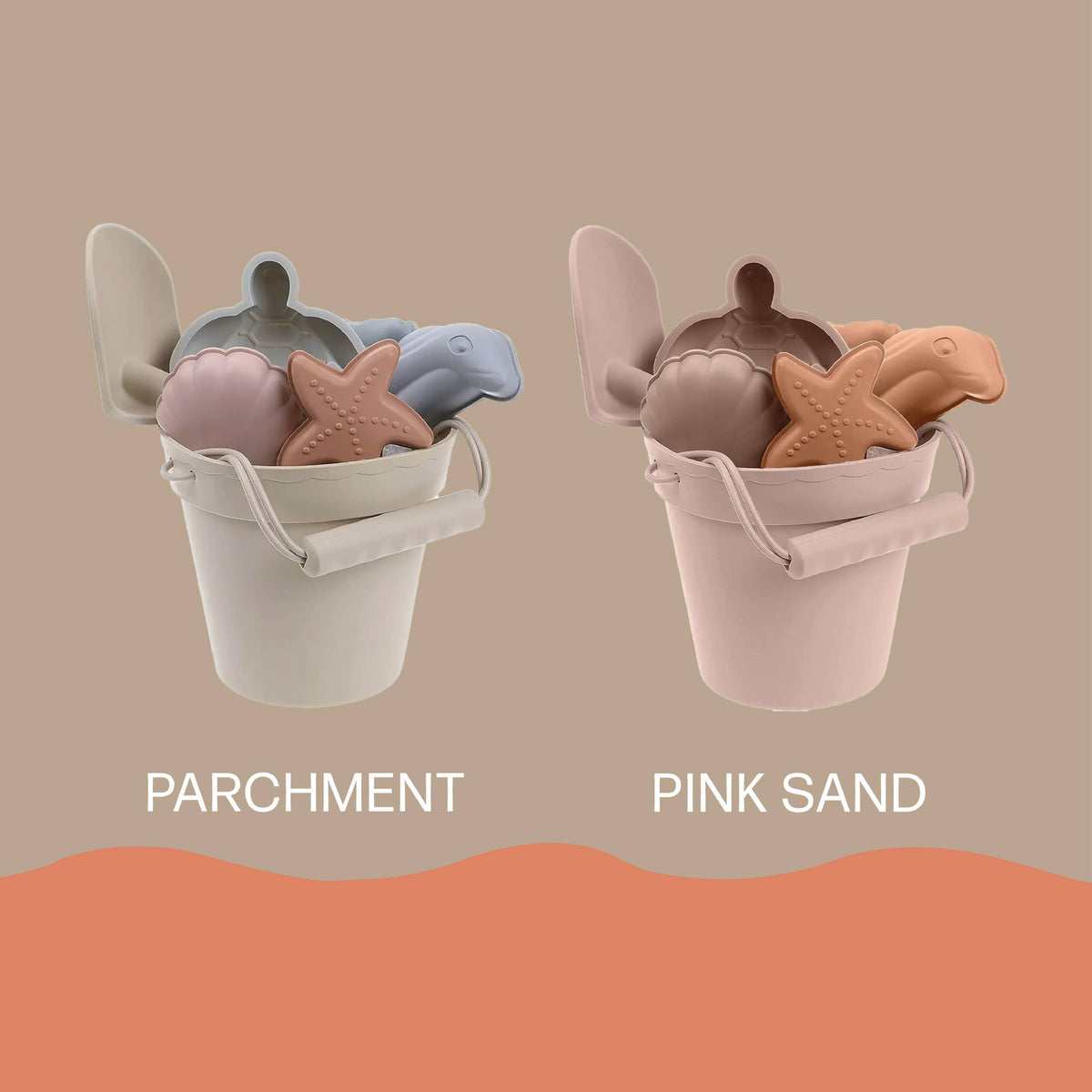 Silicone Beach Set: Pink Sand