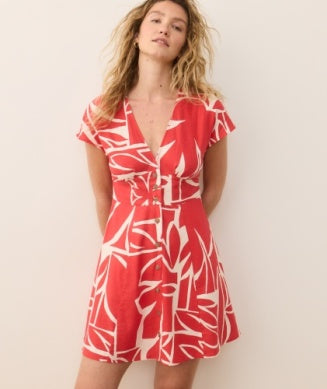 Marine Layer - Camila Mini Dress- Sunset Mosaic