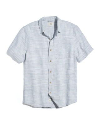 Marine Layer - Classic Stretch Selvage- Blue Mini Stripe