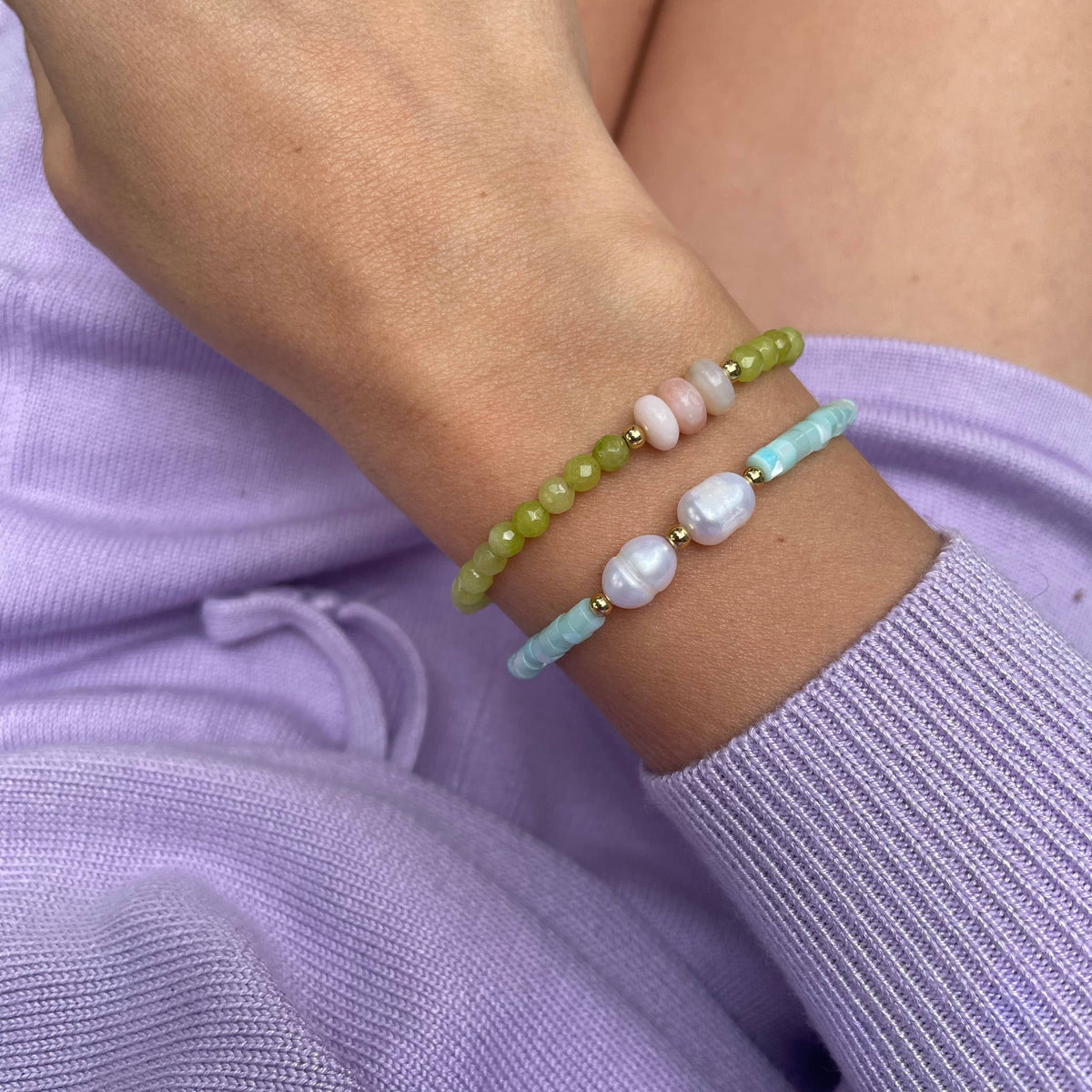 Peridot Jade Bracelet