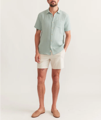 Marine Layer -  Crinkle Double Cloth Shirt
