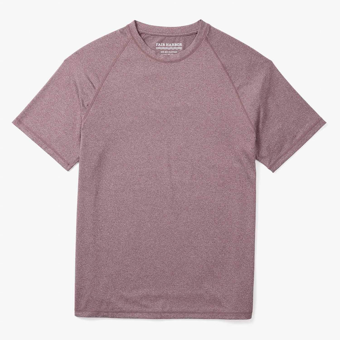 Fair Harbor - Breezeknit Tee - Heather Plum