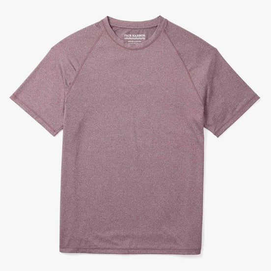Fair Harbor - Breezeknit Tee - Heather Plum