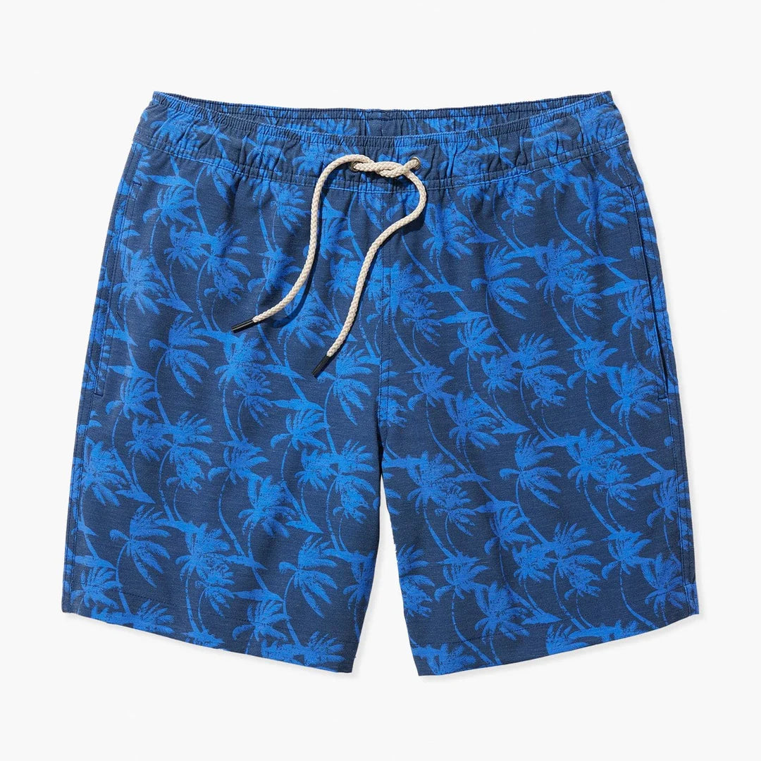 Fair Harbor - The Bayberry Trunk - Navy Windy Palms