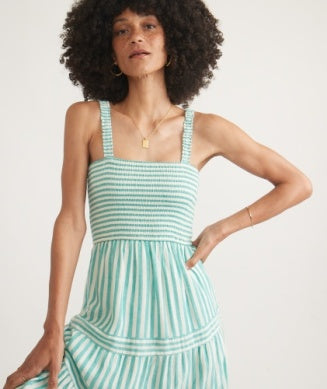 Marine Layer - Selena Maxi Dress- Deep Aqua