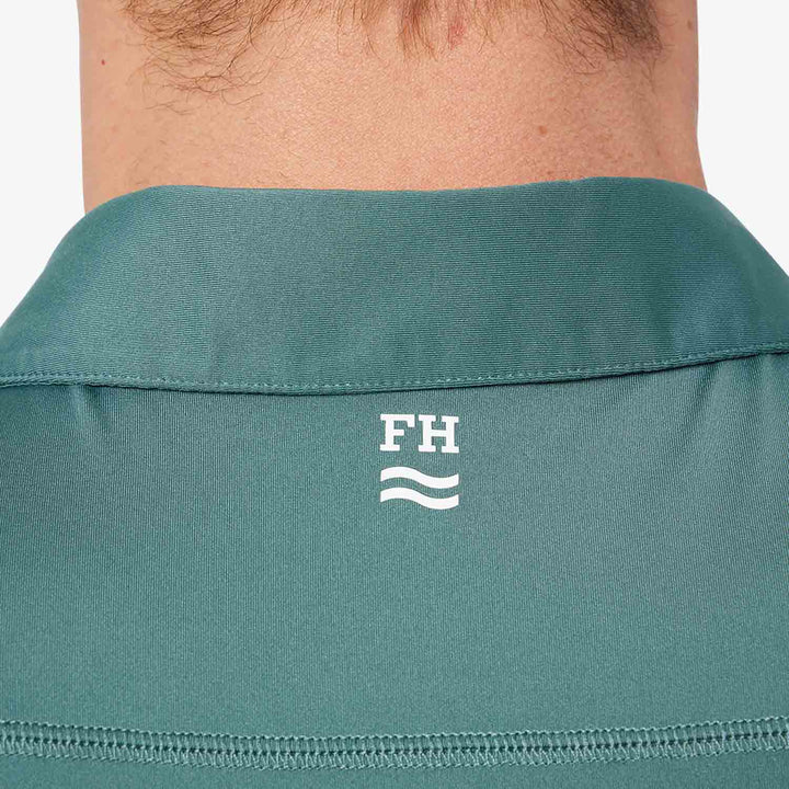 Fair Harbor - The Ozone Performance Polo - Light Blue Stripes