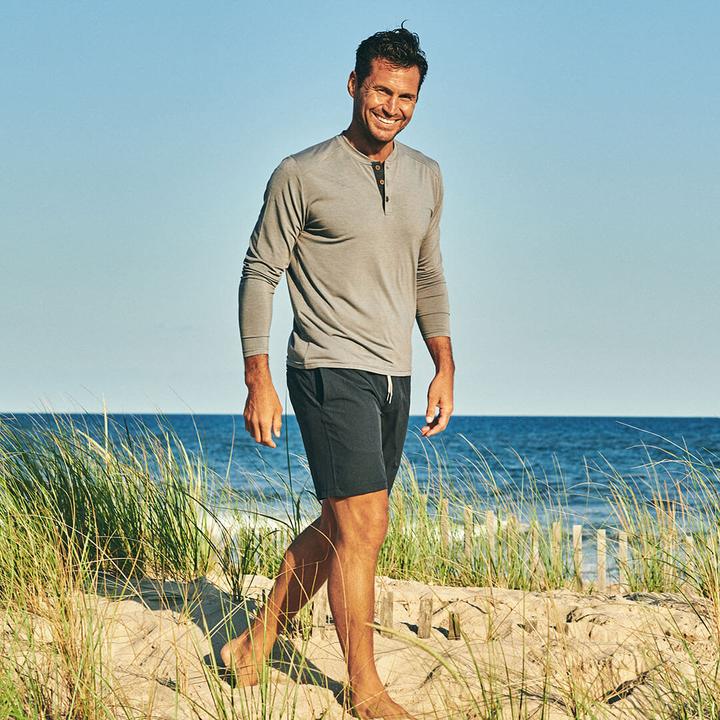 Fair Harbor - The SeaBreeze Henley - Heather Grey