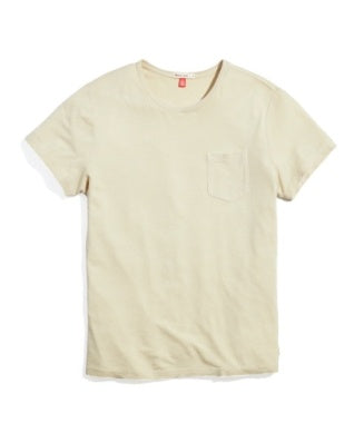 Marine Layer - HEMP COTTON POCKET TEE - Mojave Desert