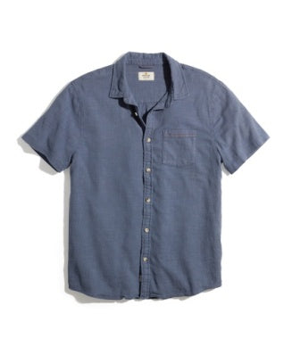 Marine Layer - SS SELVAGE SHIRT VINTAGE INDIGO