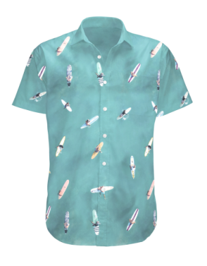 Baja Llama- PADDLE FEST - 7-SEAS BUTTON UP